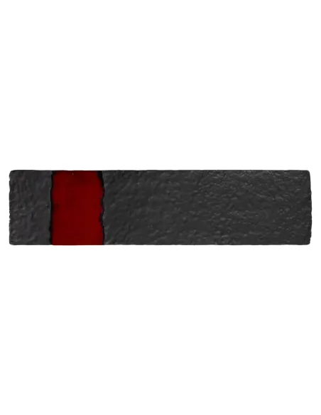 Piastrella Decorativa Metallica Black Rectangle 5x20 Cm