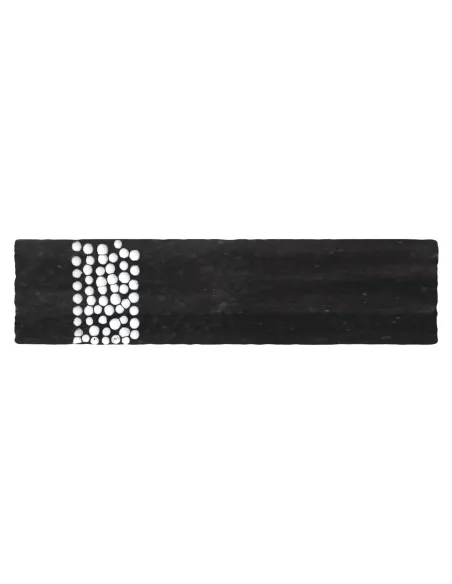 carrelage décoratif Metallica Black Pearl Rectangle 5x20 Cm