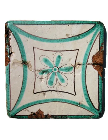 Decor tiles Collezioni d’Autore Fiore Verde 20X20 cm