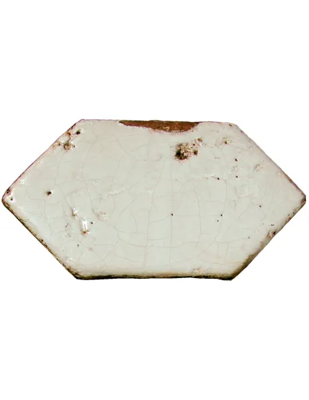 Ceramica artistica Collezioni d’Autore Losanga Bianco  30X15 cm