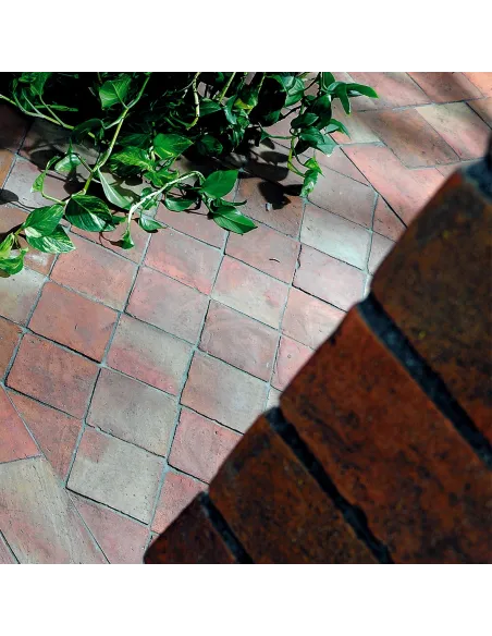 Handmade Terracotta tiles with treatment 15x15 cm