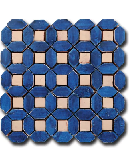 Mosaic tiles Le Miniature Decorazione 2 on mesh 26,5X26,5 cm