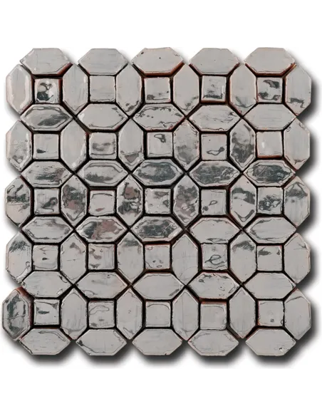 Mosaic tiles Le Miniature Decorazione 5 on mesh