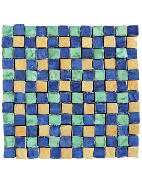 Mosaic tiles Le Miniature Acquerelli 1 on mesh 29,6X29,6 cm