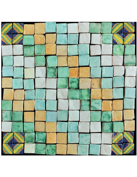 Carrelage Mosaïque Le Miniature Acquerelli 9 su rete 29,6X29,6 cm