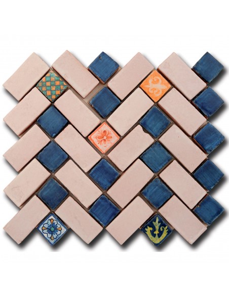 Mosaic tiles Le Miniature Geometria 2 on mesh 27,5X32,5 cm