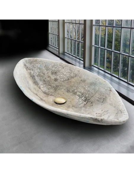 Lavabo Bagno Giunca In Ceramica Raku