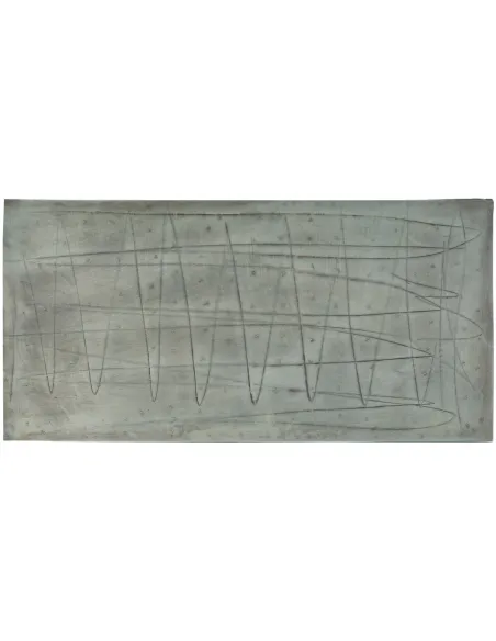 Metal artistic tiles Alpacca decorato 30x60 cm