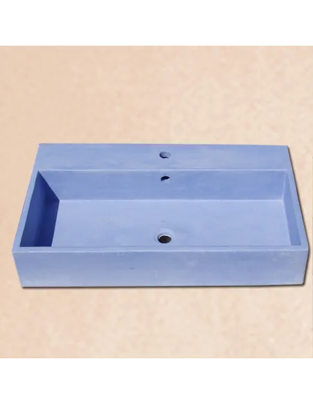 Blue cement Washbasin Cielo 45x80 cm