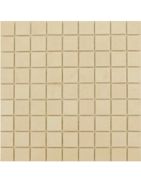 Carrelage Mosaïque Bianco Classico 3x3 cm sur trame 30x30 cm