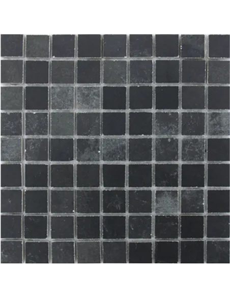 Carrelage Mosaïque Nero Tenue 3x3 cm sur trame 30x30 cm