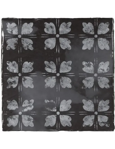 Black Artistic Tiles Moderno Decorazione 20x20 cm