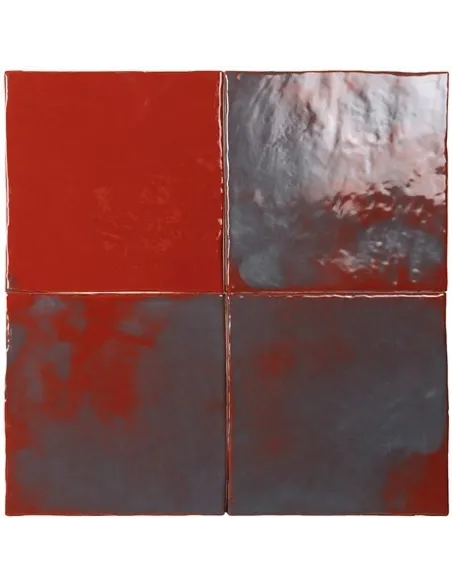 Red Artistic Tiles Rosso Avanguardie 20x20 cm