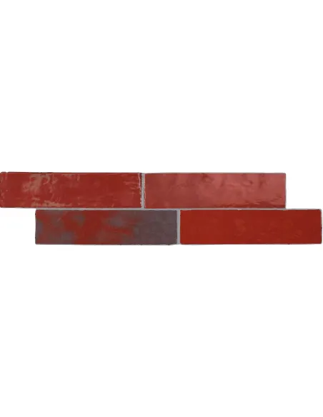 Red Subway Tiles 8X32 cm