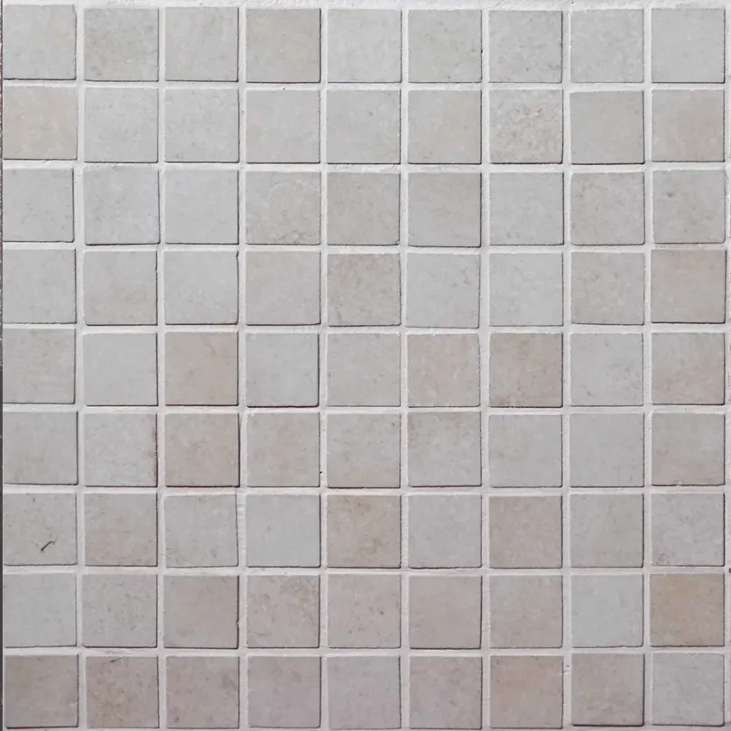 Carrelage Mosaïque Bianco Classico 3x3 cm sur trame 30x30 cm