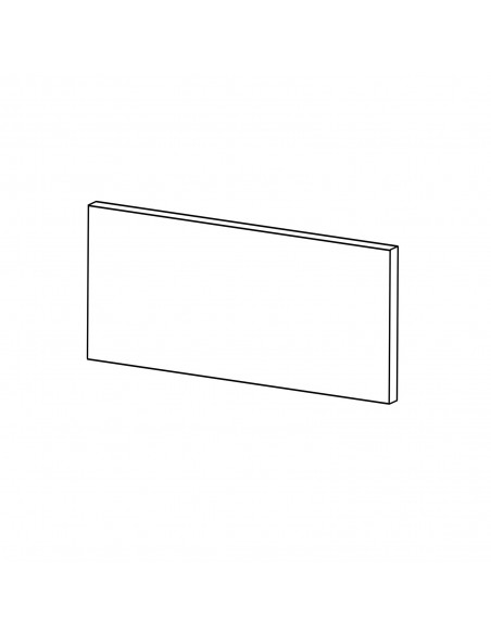 White skirting Betonart 8x20 cm